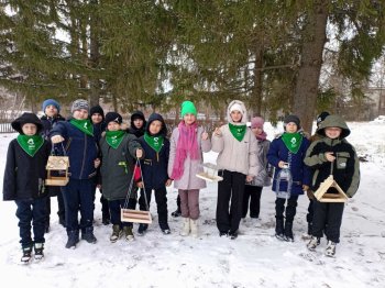 Юннатская страна! «Столовая для пернатых»