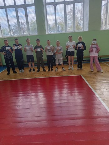 Вручение значков ГТО